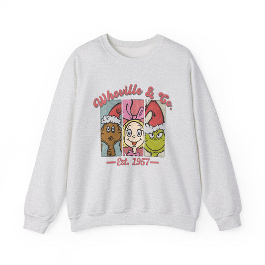 Whoville Grinchy Crewneck Sweatshirt